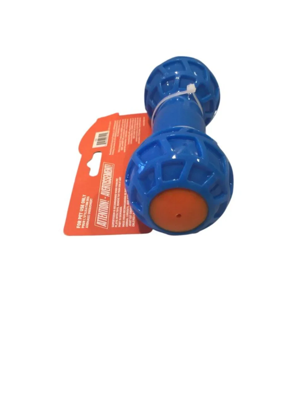 NERF DOG Blue Orange Squeak 6 1/2
